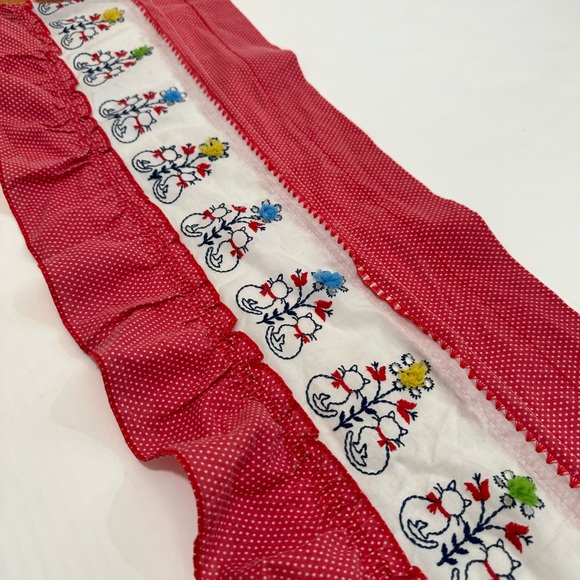 Whimsical vintage kitty cat window valance - Picture 3 of 4